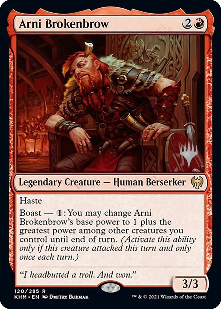 Image for Arni Brokenbrow (120) [Promo Pack: Kaldheim]
