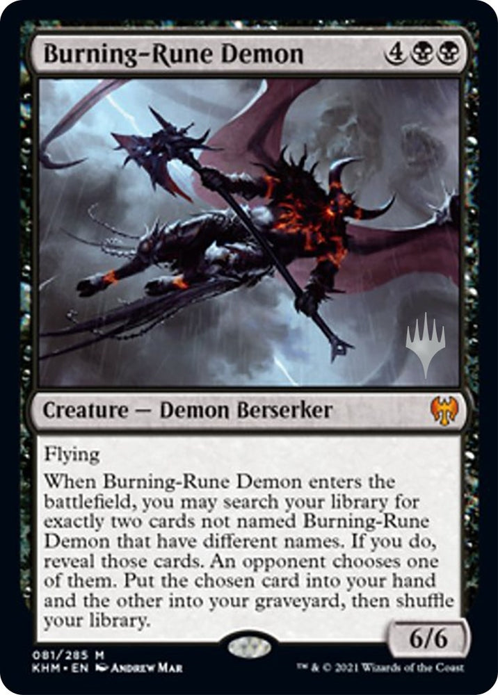 Image for Burning-Rune Demon (81) [Promo Pack: Kaldheim]