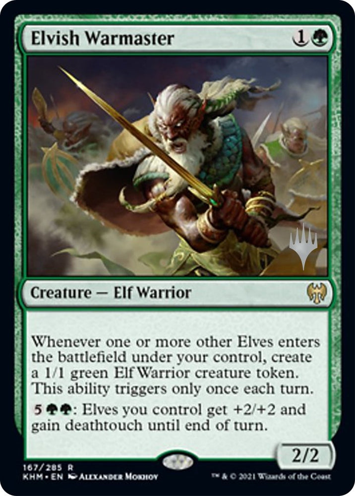 Image for Elvish Warmaster (167) [Promo Pack: Kaldheim]