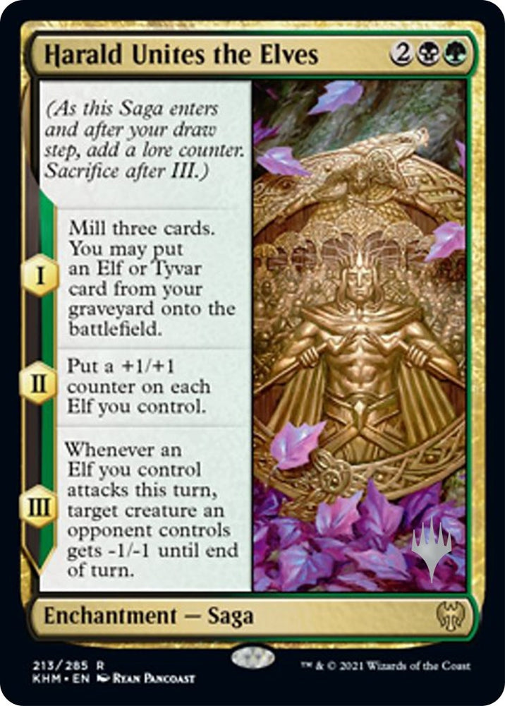 Image for Harald Unites the Elves (213) [Promo Pack: Kaldheim]
