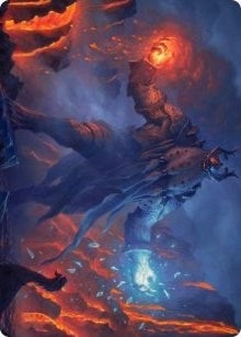 Image for Aegar, the Freezing Flame Art Card (55) [Art Series: Kaldheim]