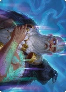 Image for Alrund, God of the Cosmos Art Card (9) [Art Series: Kaldheim]