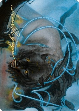 Image for Bind the Monster Art Card (Gold-Stamped Signature) (11) [Art Series: Kaldheim]