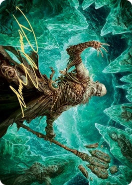 Image for Draugr Necromancer Art Card (Gold-Stamped Signature) (22) [Art Series: Kaldheim]