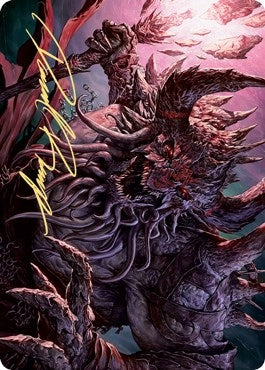 Image for Dream Devourer Art Card (Gold-Stamped Signature) (23) [Art Series: Kaldheim]