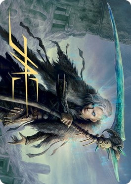 Image for Egon, God of Death Art Card (Gold-Stamped Signature) (24) [Art Series: Kaldheim]