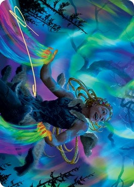 Image for Esika, God of the Tree Art Card (Gold-Stamped Signature) (43) [Art Series: Kaldheim]