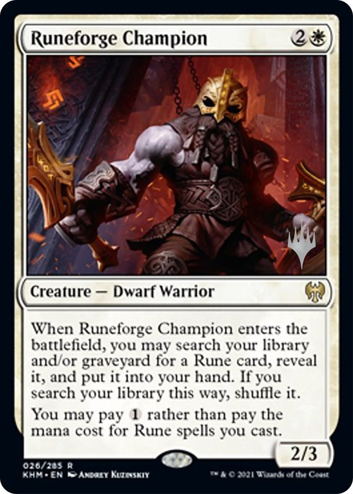 Image for Runeforge Champion (26) [Promo Pack: Kaldheim]