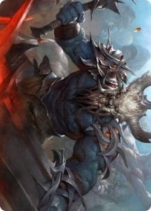 Image for Frenzied Raider Art Card (34) [Art Series: Kaldheim]