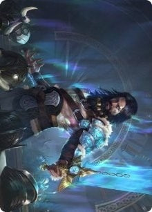 Image for Halvar, God of Battle Art Card (2) [Art Series: Kaldheim]