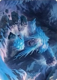 Image for Icehide Troll Art Card (46) [Art Series: Kaldheim]