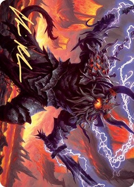 Image for Kardur, Doomscourge Art Card (Gold-Stamped Signature) (57) [Art Series: Kaldheim]