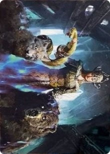 Image for Kolvori, God of Kinship Art Card (48) [Art Series: Kaldheim]