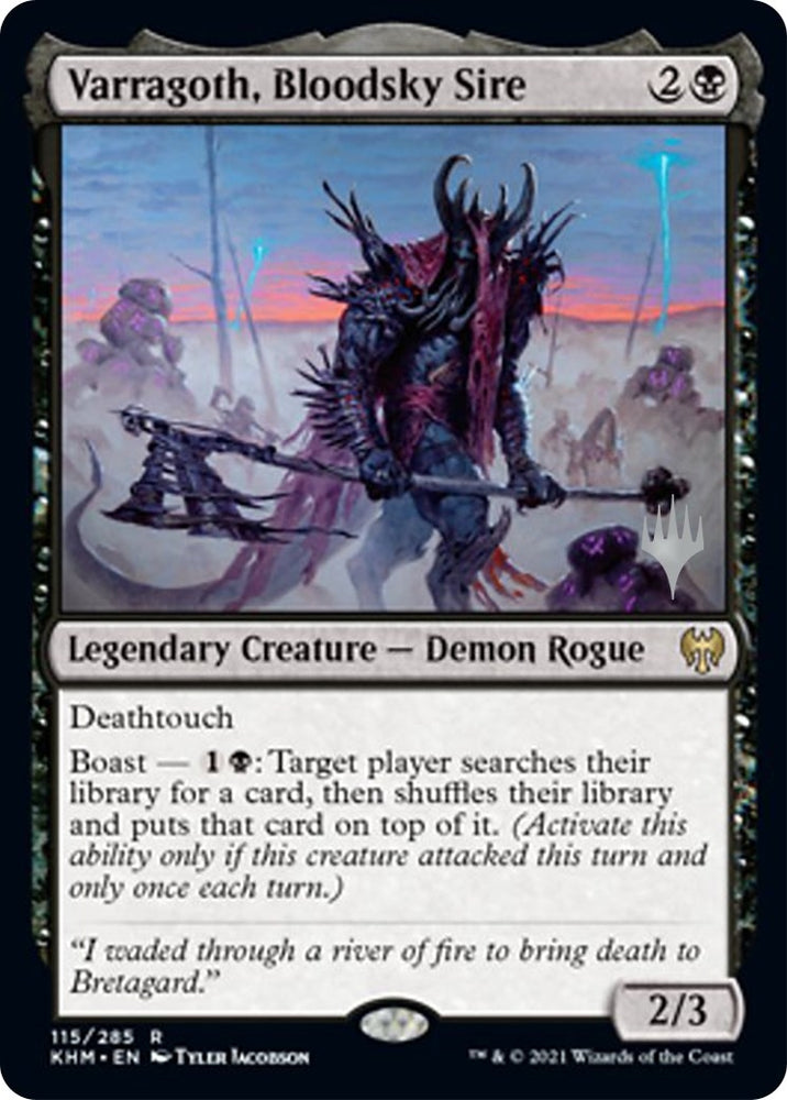 Image for Varragoth, Bloodsky Sire (115) [Promo Pack: Kaldheim]