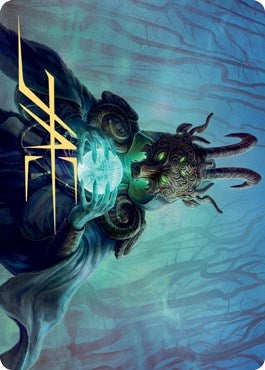 Image for Masked Vandal Art Card (Gold-Stamped Signature) (49) [Art Series: Kaldheim]