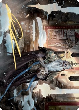 Image for Narfi, Betrayer King Art Card (Gold-Stamped Signature) (62) [Art Series: Kaldheim]