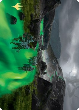 Image for Path to the World Tree Art Card (Gold-Stamped Signature) (50) [Art Series: Kaldheim]