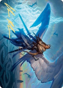 Image for Righteous Valkyrie Art Card (Gold-Stamped Signature) (6) [Art Series: Kaldheim]