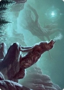 Image for Sarulf's Packmate Art Card (51) [Art Series: Kaldheim]