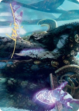 Image for Valki, God of Lies Art Card (Gold-Stamped Signature) (28) [Art Series: Kaldheim]
