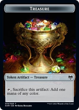 Image for Treasure // Spirit Double-sided Token [Kaldheim]