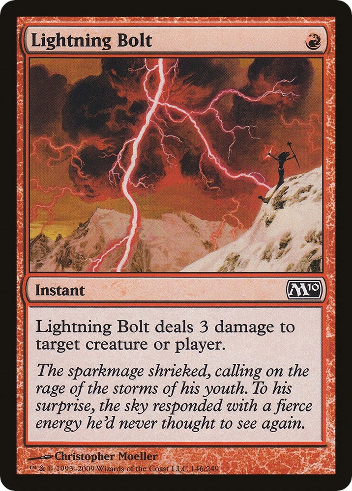 Image for Lightning Bolt (M10) (146) [Oversize Cards]