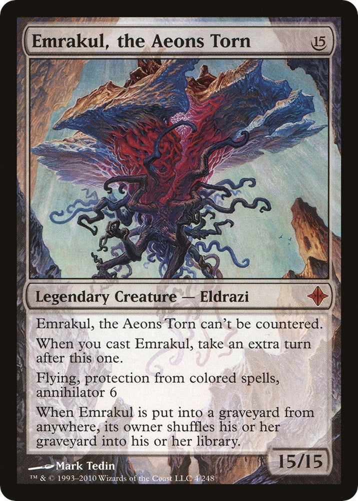 Image for Emrakul, the Aeons Torn (Rise of the Eldrazi) (4) [Oversize Cards]