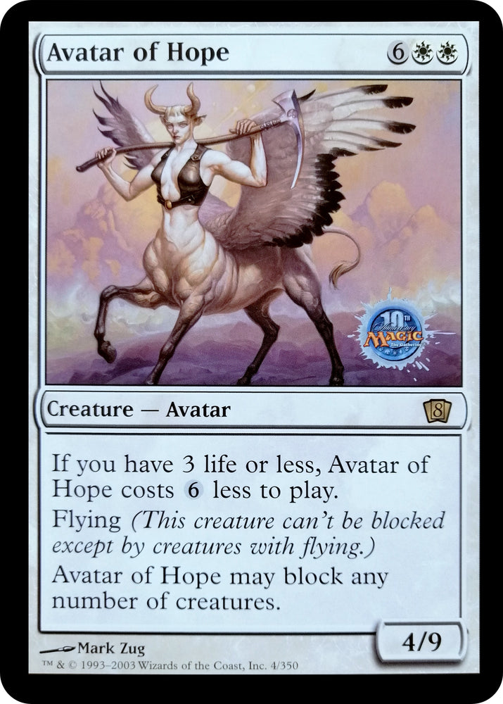 Image for Avatar of Hope (Grand Prix Bangkok 2003) (4) [Oversize Cards]