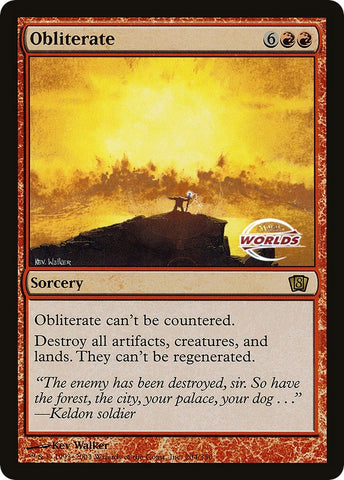 Image for Obliterate (World Championship 2003) (204) [Oversize Cards]