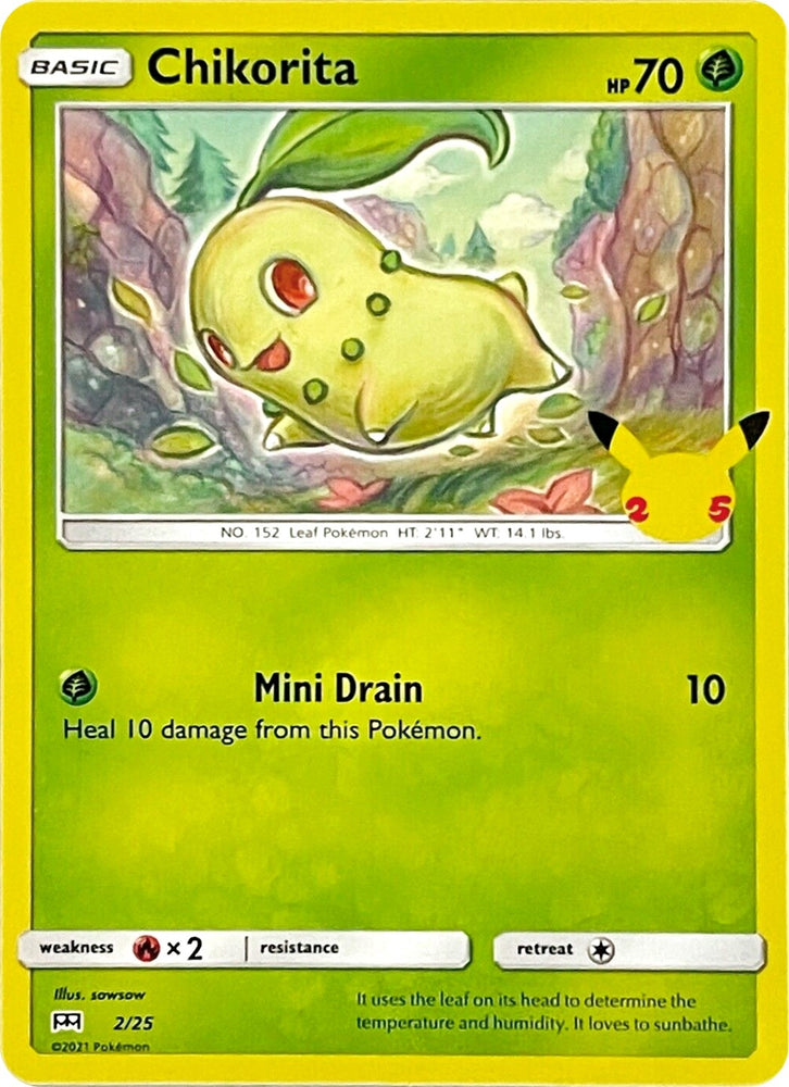 Image for Chikorita (002/025) - Pokemon