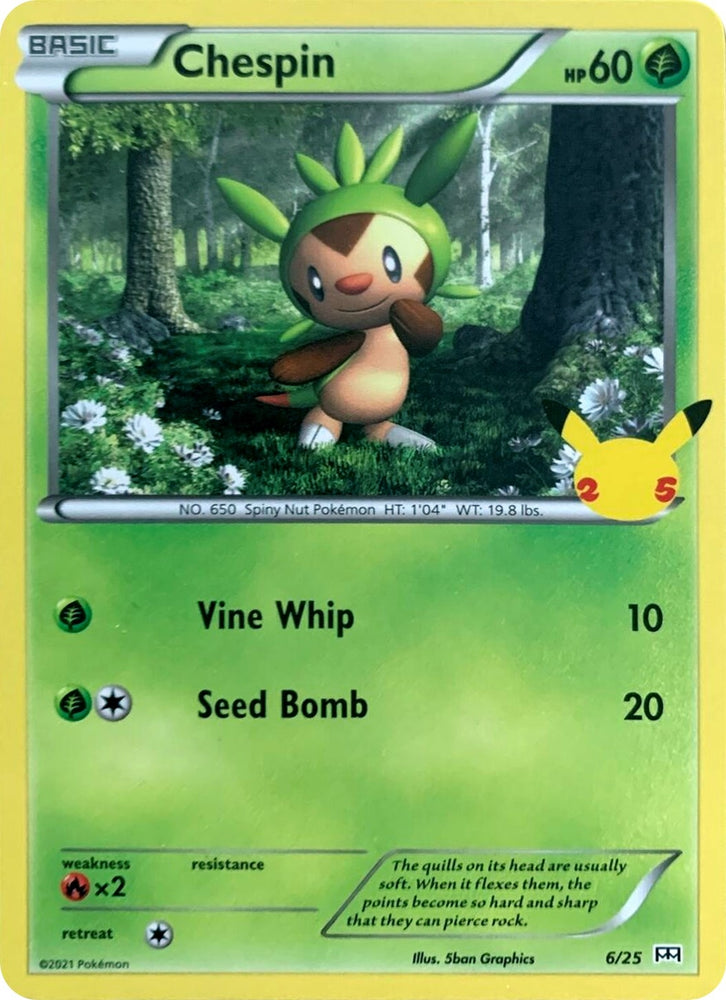 Image for Chespin (006/025) - Pokemon