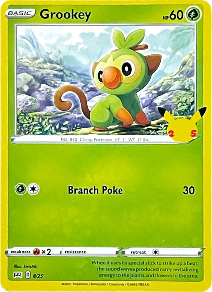 Image for Grookey (008/025) - Pokemon