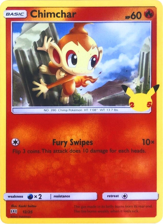 Image for Chimchar (012/025) - Pokemon
