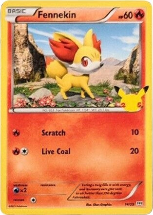 Image for Fennekin (014/025) - Pokemon