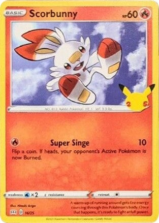 Image for Scorbunny (016/025) - Pokemon