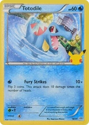 Image for Totodile (018/025) - Pokemon