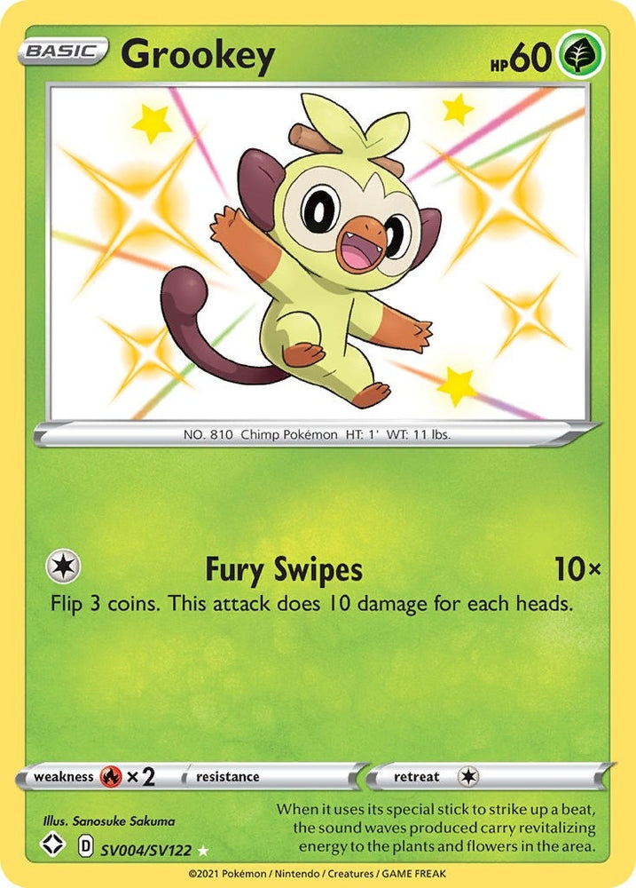 Image for Grookey (SV004/SV122) [Shining Fates: Shiny Vault]
