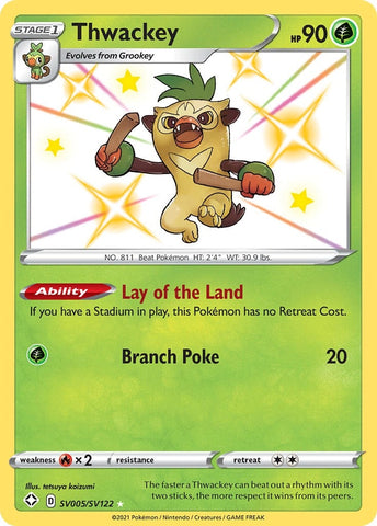 Image for Thwackey (SV005/SV122) - Pokemon