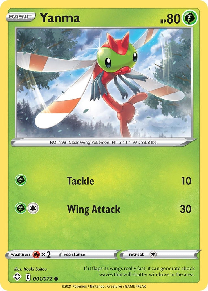 Image for Yanma (001/072) - Pokemon