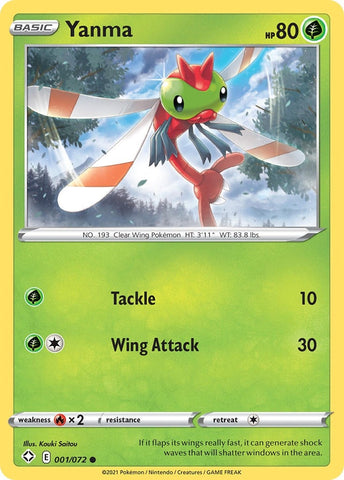 Image for Yanma (001/072) - Pokemon