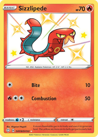 Image for Sizzlipede (SV018/SV122) - Pokemon