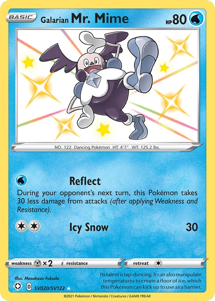 Image for Galarian Mr. Mime (SV020/SV122) [Shining Fates: Shiny Vault]