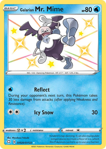Image for Galarian Mr. Mime (SV020/SV122) [Shining Fates: Shiny Vault]
