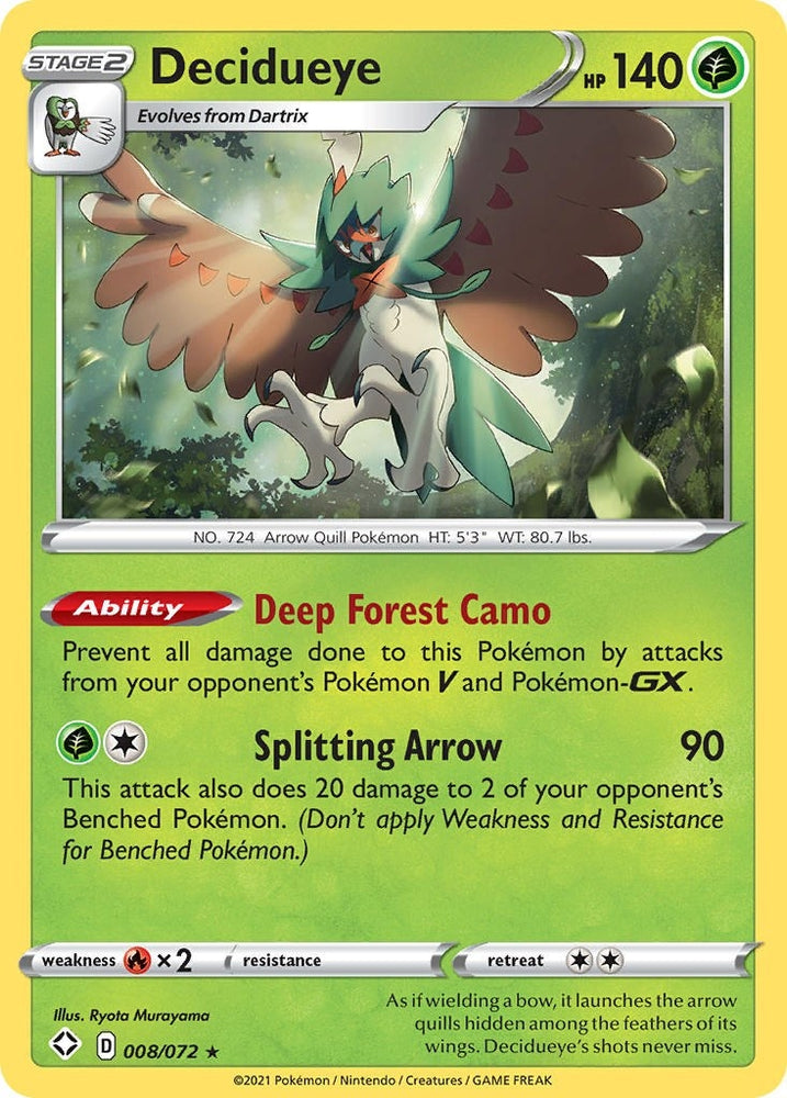 Image for Decidueye (008/072) [Shining Fates]