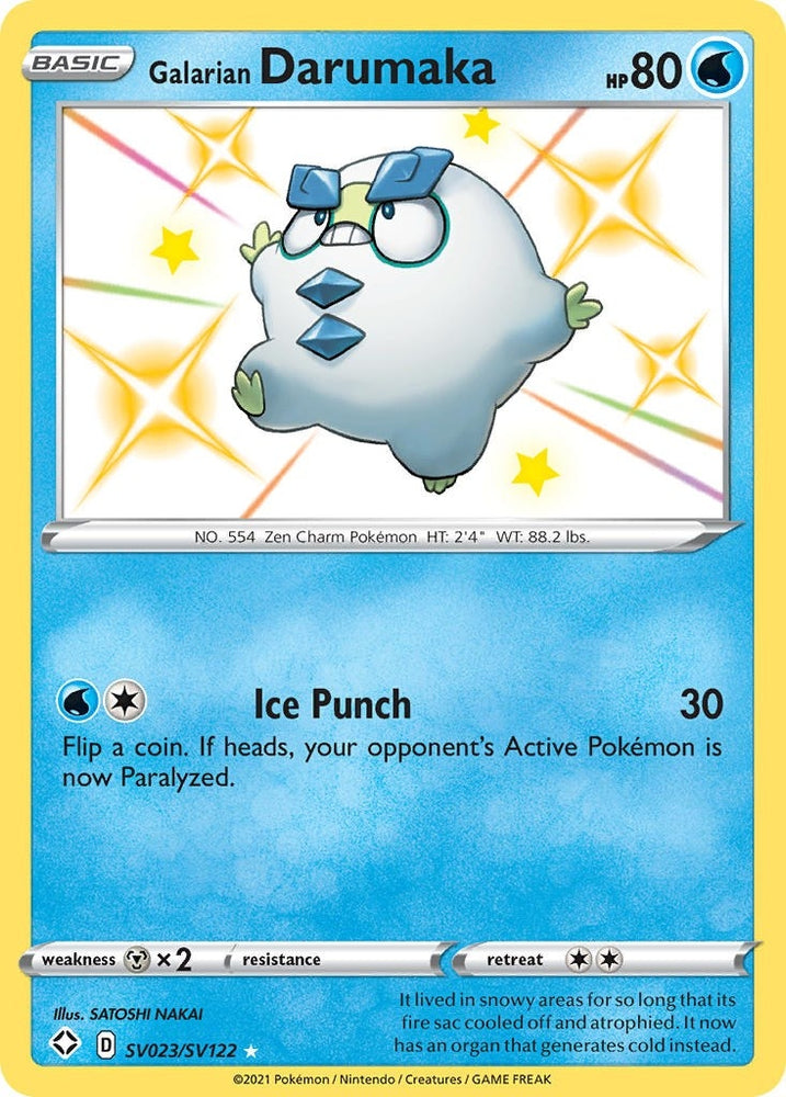 Image for Galarian Darumaka (SV023/SV122) [Shining Fates: Shiny Vault]