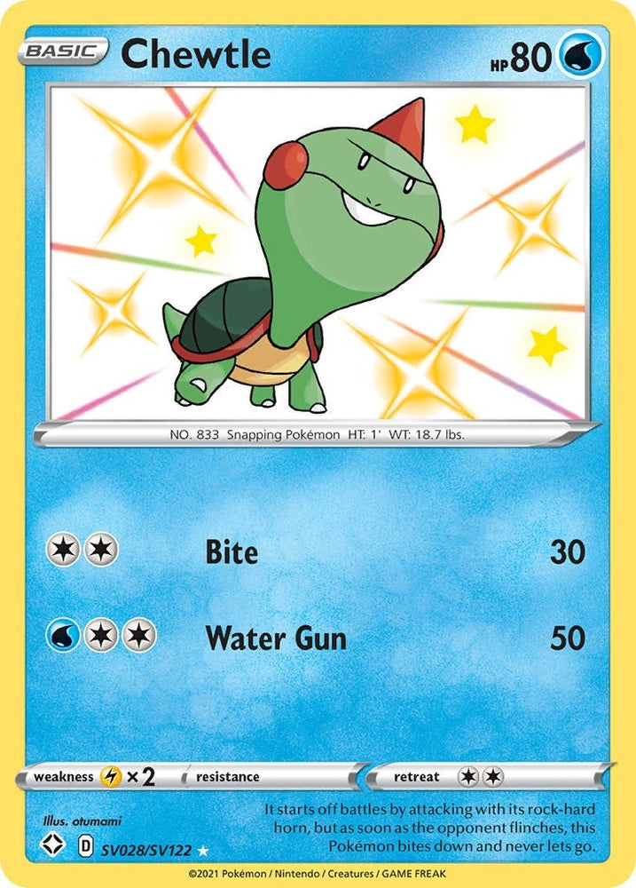 Image for Chewtle (SV028/SV122) [Shining Fates: Shiny Vault]