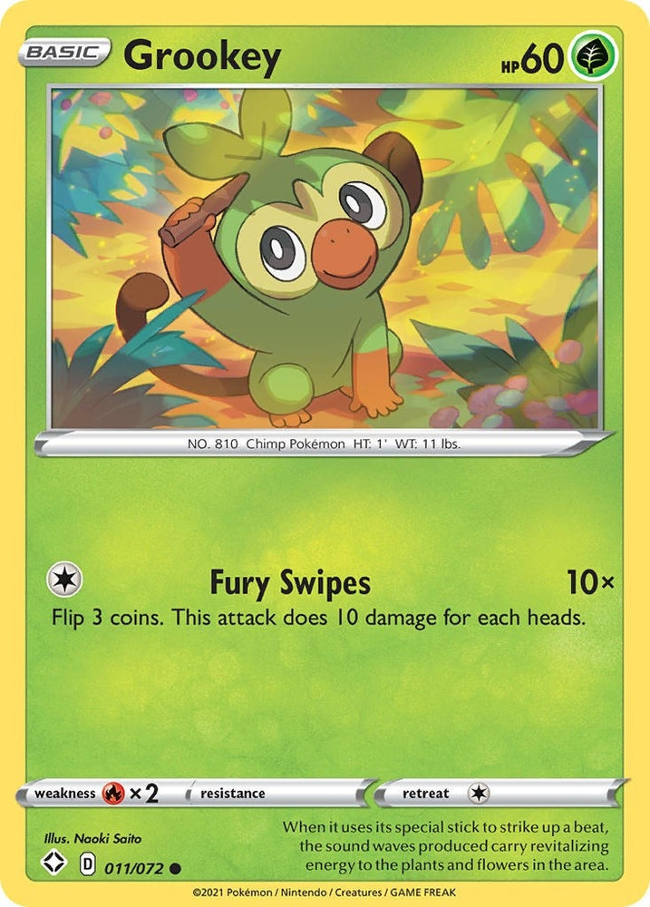 Image for Grookey (011/072) [Shining Fates]