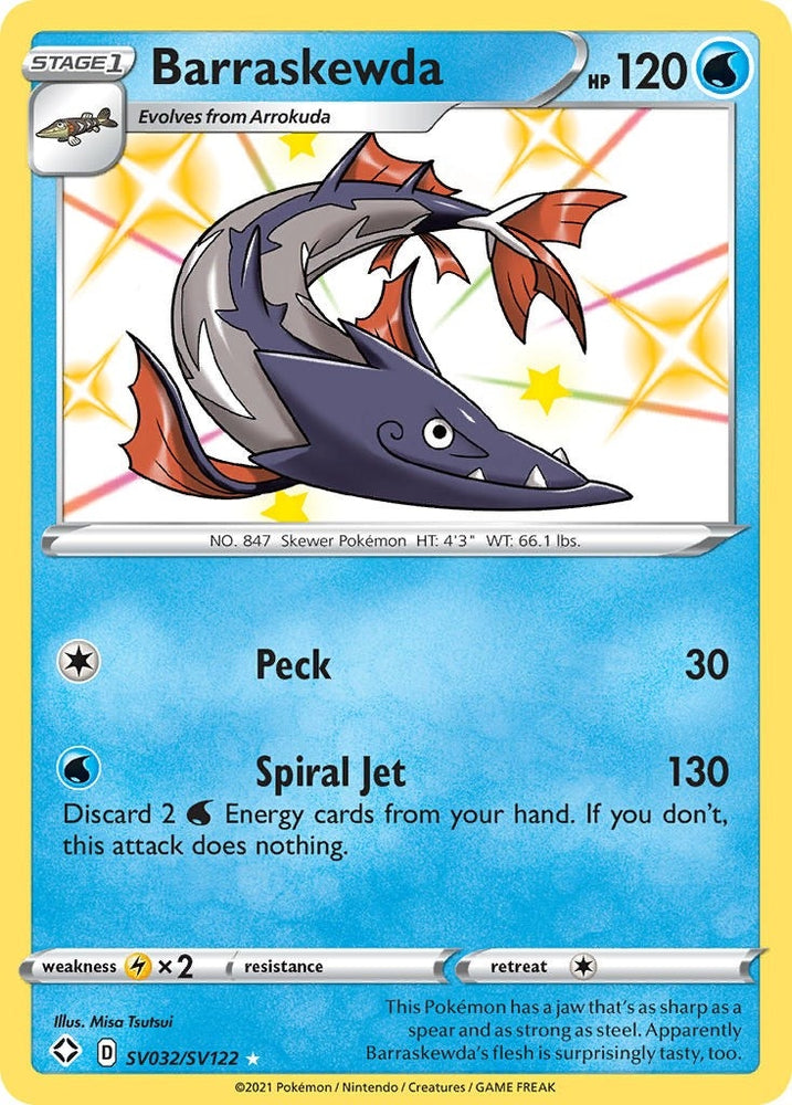 Image for Barraskewda (SV032/SV122) [Shining Fates: Shiny Vault]