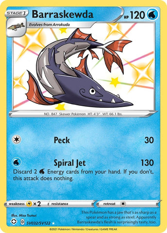 Image for Barraskewda (SV032/SV122) [Shining Fates: Shiny Vault]