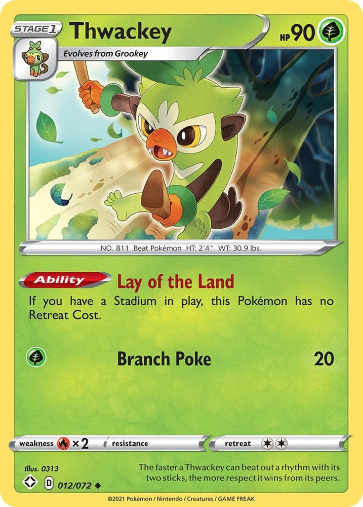 Image for Thwackey (012/072) - Pokemon